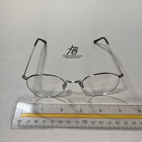 SPEKTRE P2 OPTICAL ROUND STAINLESS STEEL EYEGLASS FRAMES SILVER 50-20-135 NEW - Picture 5 of 16